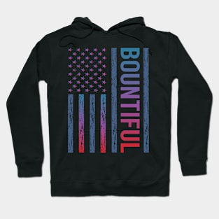 Blue Red Flag - Bountiful Hoodie